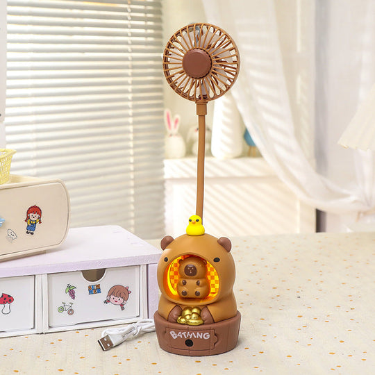 Damen Tragbarer Ventilator im Bärendesign für Frische und Spaß 8