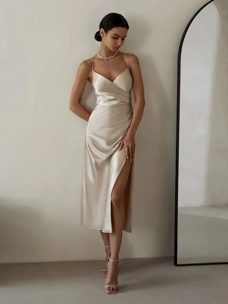 Damen Trägerloses Sommerkleid 2