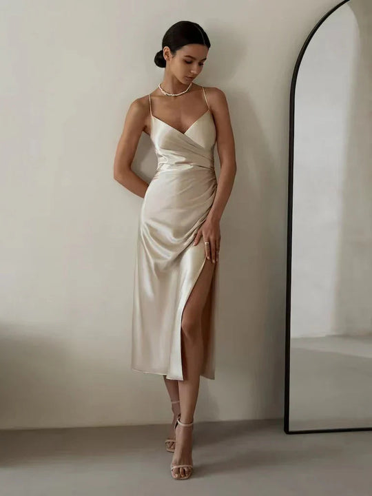 Damen Trägerloses Sommerkleid 2