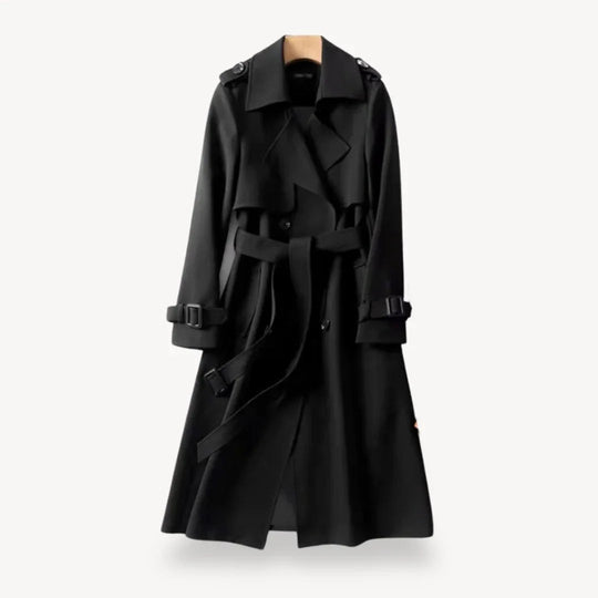 Damen Trenchcoat Klassisch Stilvoll 3
