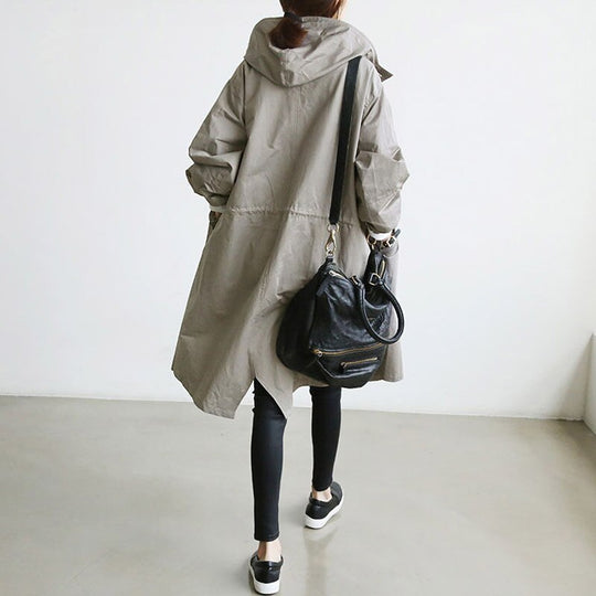 Damen Trenchcoat Wasserabweisend 2