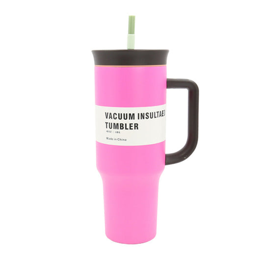 Damen Trinkbecher Mit Strohhalm Doppelwandig Vakuumisoliert 7