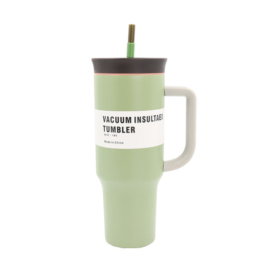 Damen Trinkbecher Mit Strohhalm Doppelwandig Vakuumisoliert 8