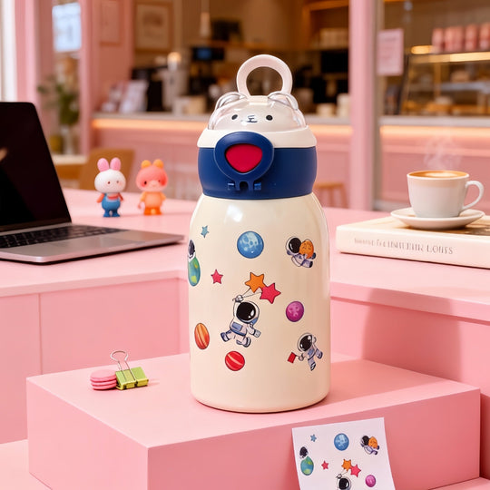 Damen Trinkflasche Astronauten-Design 0