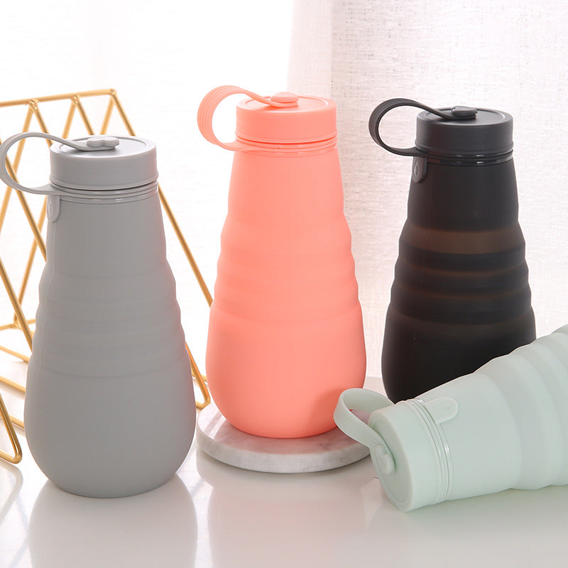 Damen Trinkflasche Faltbar mit Sicherem Verschluss 1