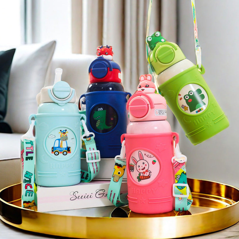 Damen Trinkflasche Isoliert mit Frosch-Design 1