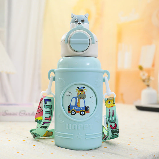 Damen Trinkflasche Isoliert mit Frosch-Design 5