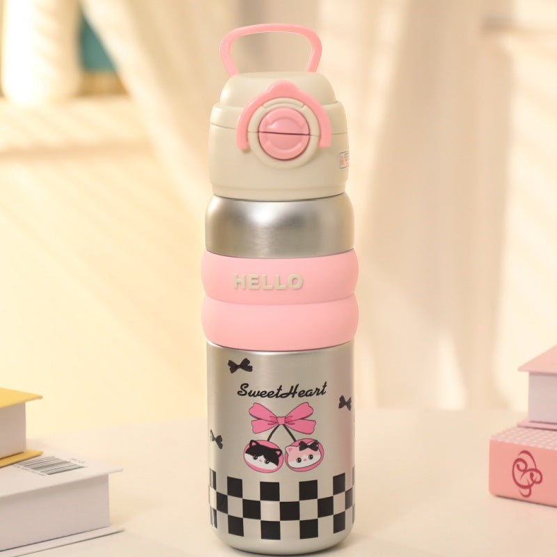 Damen Trinkflasche Praktisches Design für Sport und Alltag 6