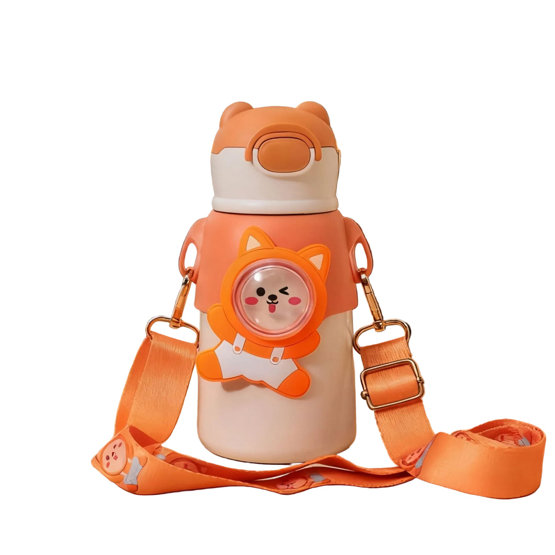 Damen Trinkflasche Sport Isoliert mit Tierdesign 0