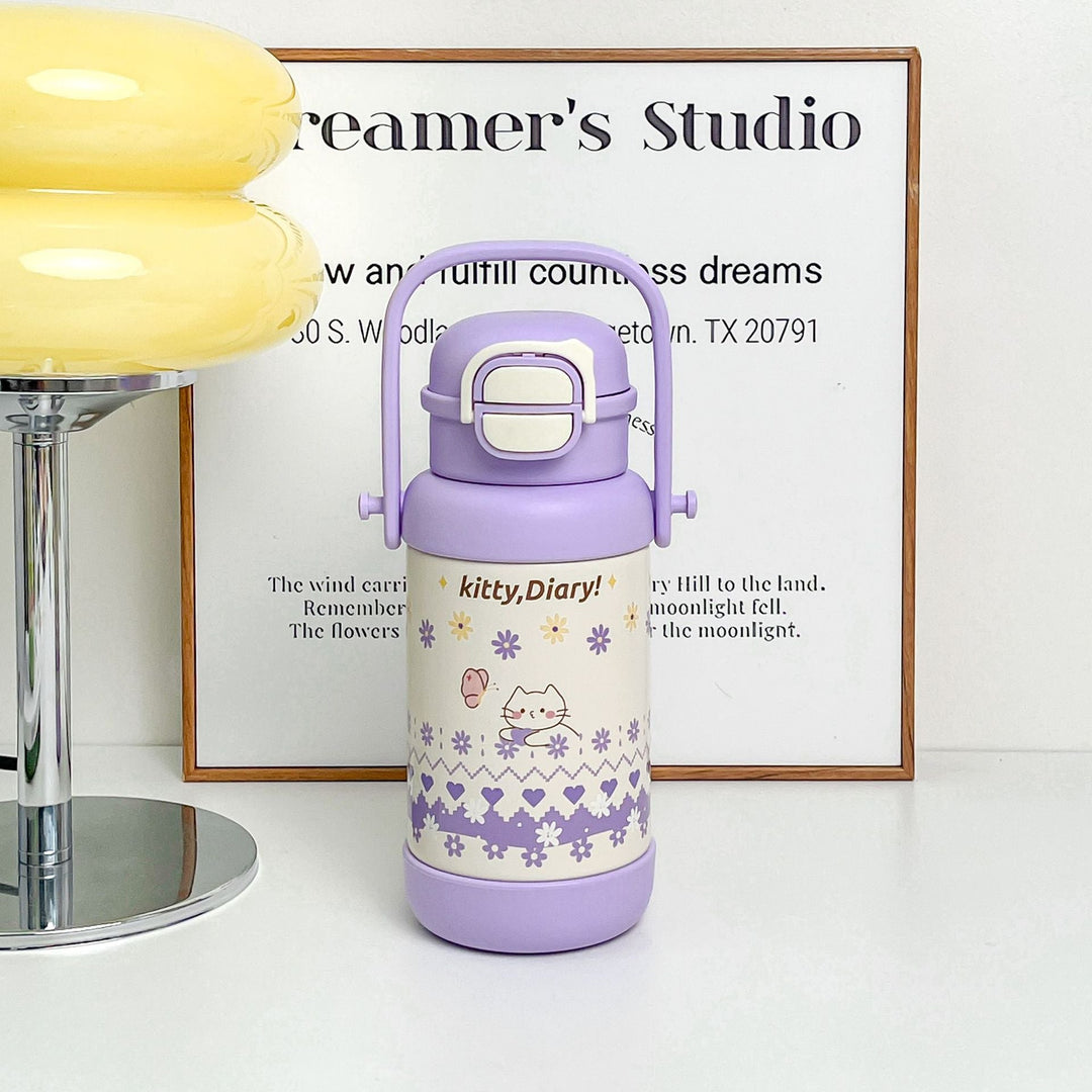 Damen Trinkflasche mit praktischem Tragegriff 5