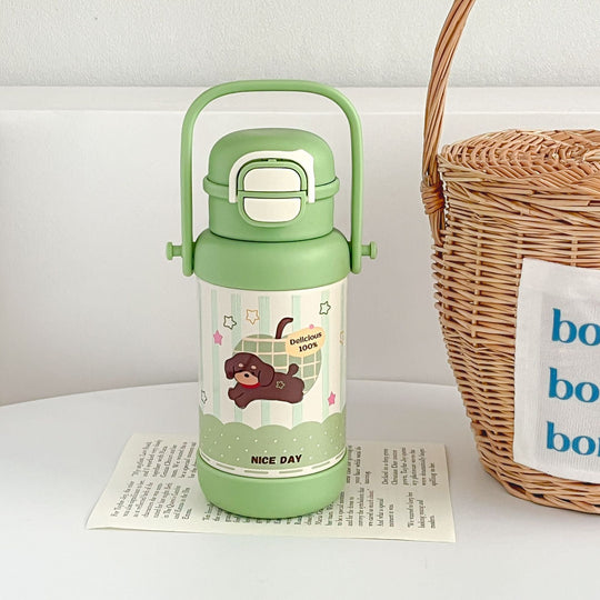Damen Trinkflasche mit praktischem Tragegriff 6