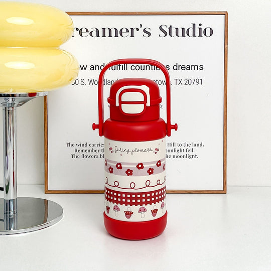Damen Trinkflasche mit praktischem Tragegriff 8
