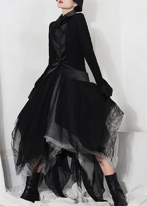 Damen Tüllrock mit asymmetrischem Design 0