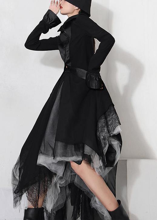 Damen Tüllrock mit asymmetrischem Design 3