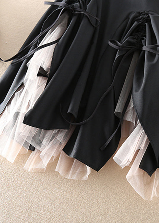 Damen Tüllrock mit asymmetrischem Design 3