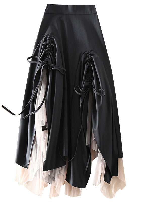 Damen Tüllrock mit asymmetrischem Design 4