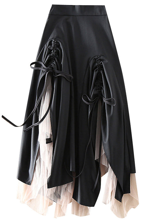 Damen Tüllrock mit asymmetrischem Design 4