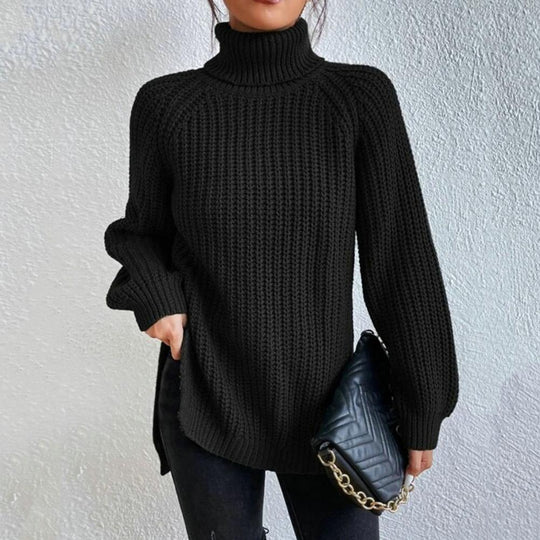 Damen Turtleneck Pullover aus Baumwolle 5