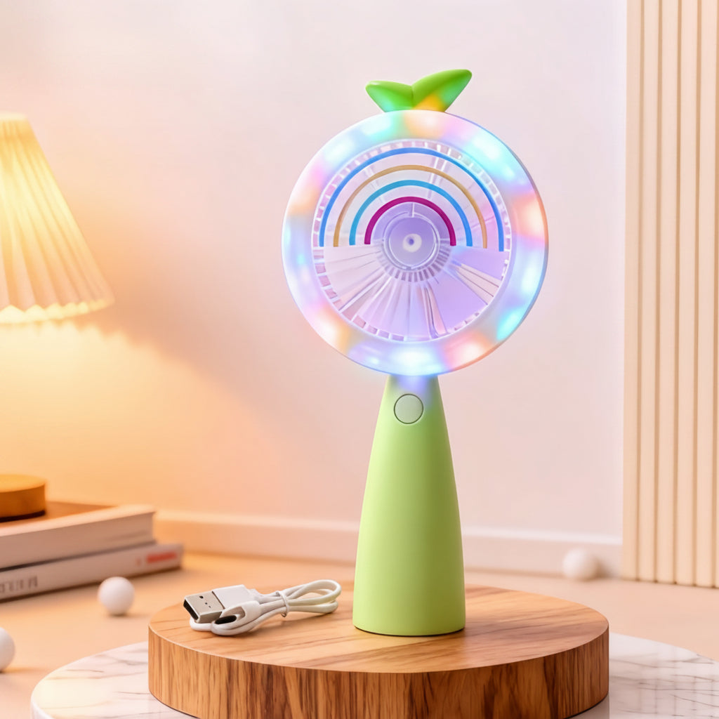 Damen USB-Handventilator mit LED-Beleuchtung 9
