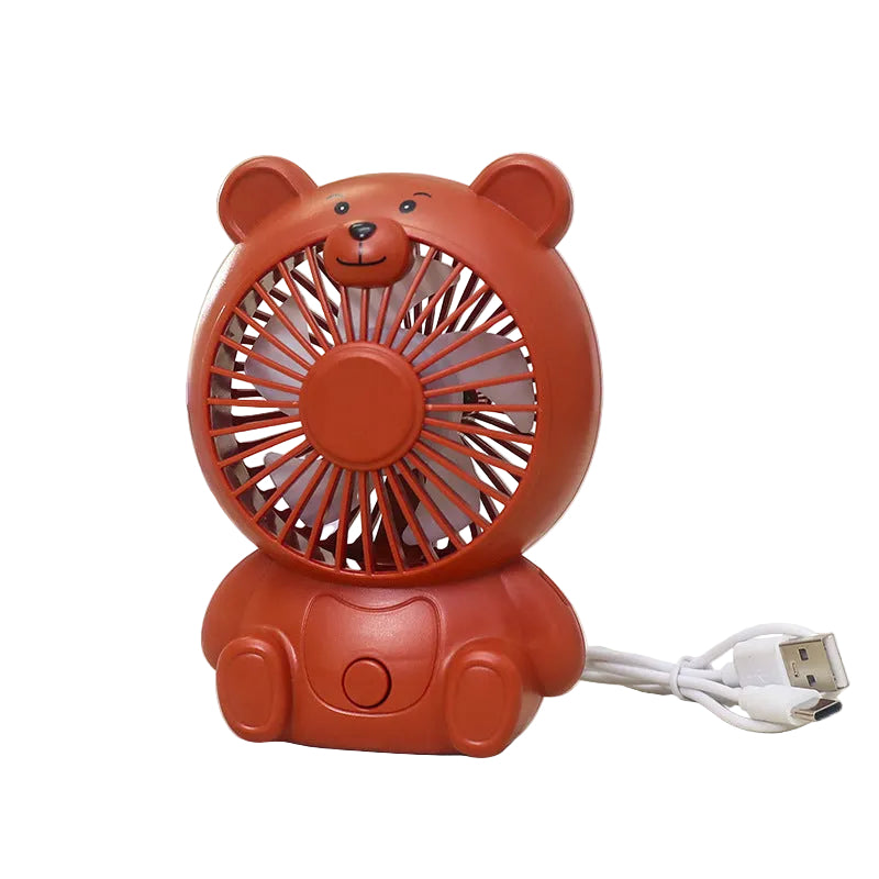 Damen USB Tischventilator im Bären-Design 0