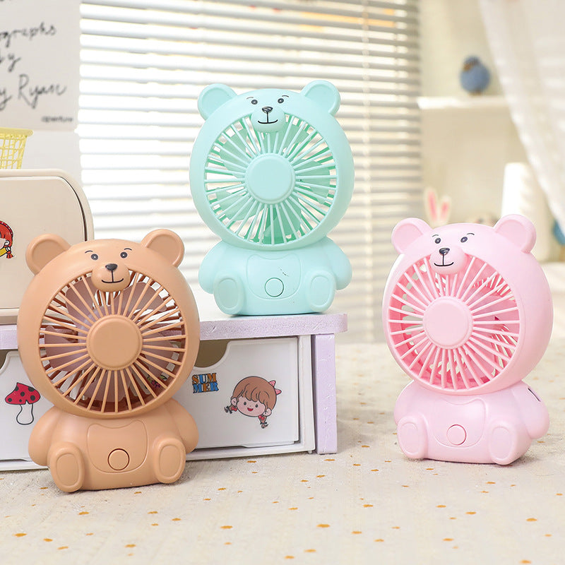 Damen USB Tischventilator im Bären-Design 1