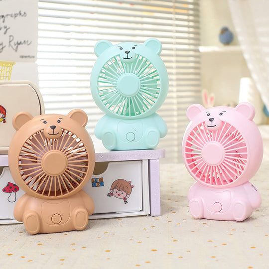 Damen USB Tischventilator im Bären-Design 1
