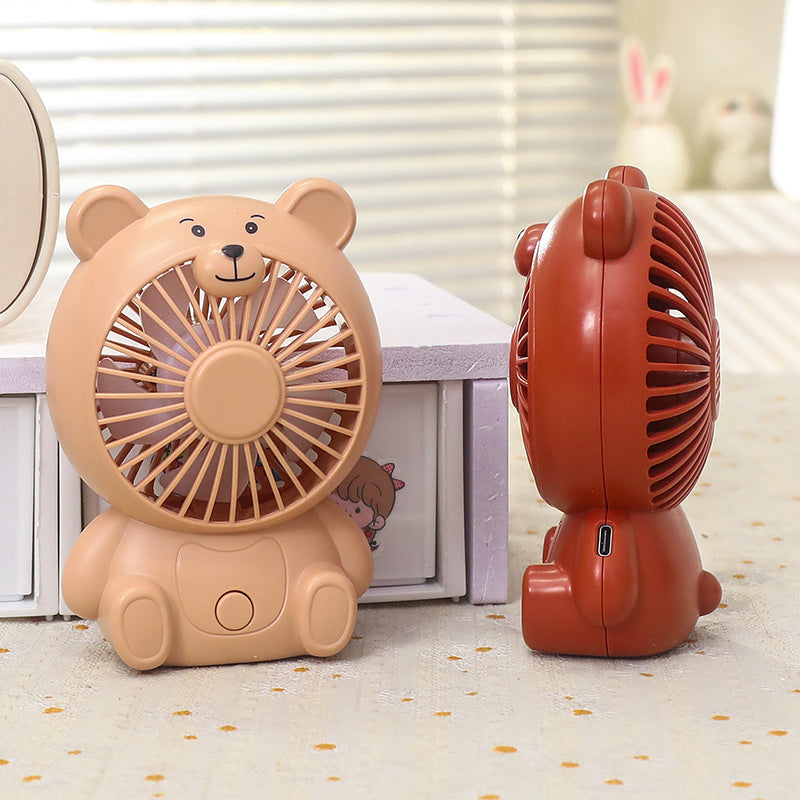 Damen USB Tischventilator im Bären-Design 2