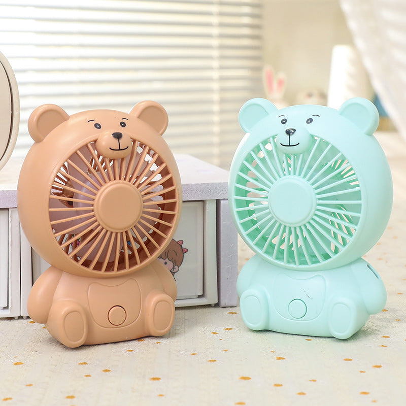 Damen USB Tischventilator im Bären-Design 3