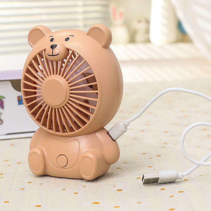 Damen USB Tischventilator im Bären-Design 5