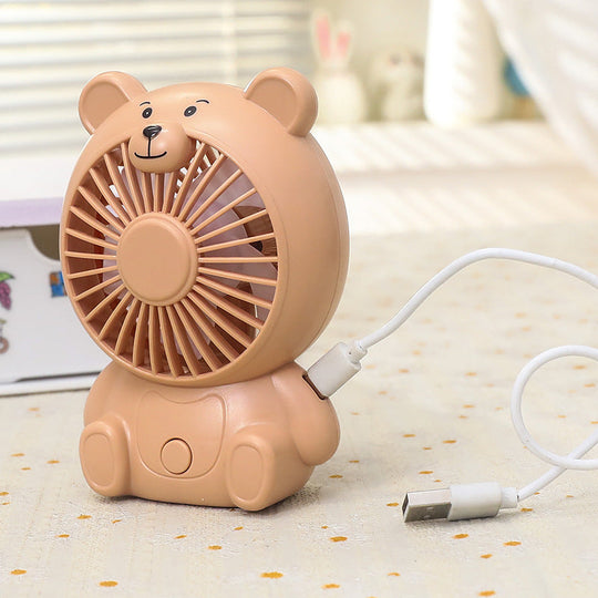 Damen USB Tischventilator im Bären-Design 5