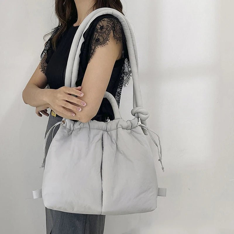 Damen Umhängetasche mit modernem Puffer-Design 2