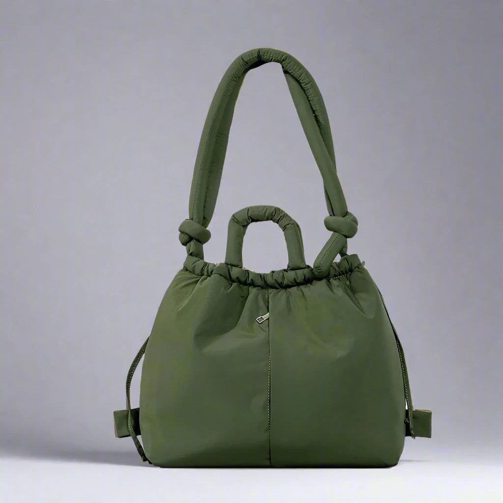 Damen Umhängetasche mit modernem Puffer-Design 7