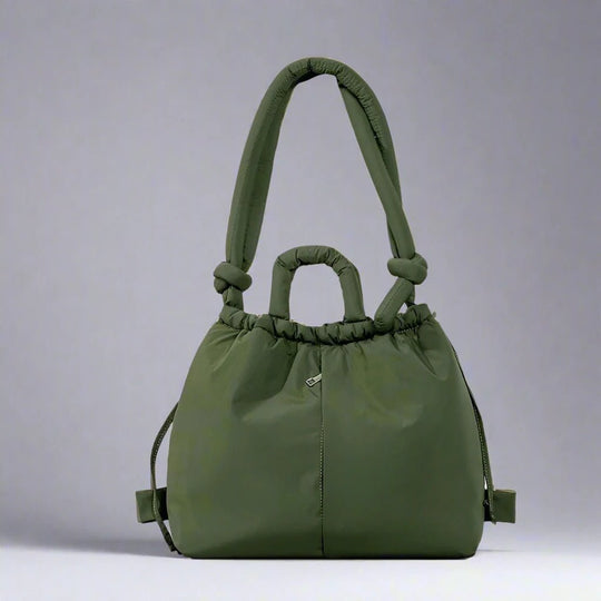 Damen Umhängetasche mit modernem Puffer-Design 7