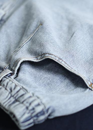 Damen Vintage Jeanshose Lässig 4