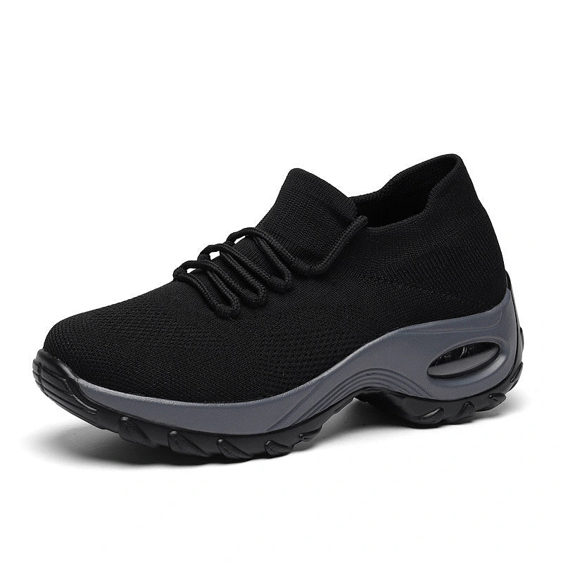 Damen Walkingschuhe Atmungsaktiv Mit Ergonomischer Fußgewölbeunterstützung 2