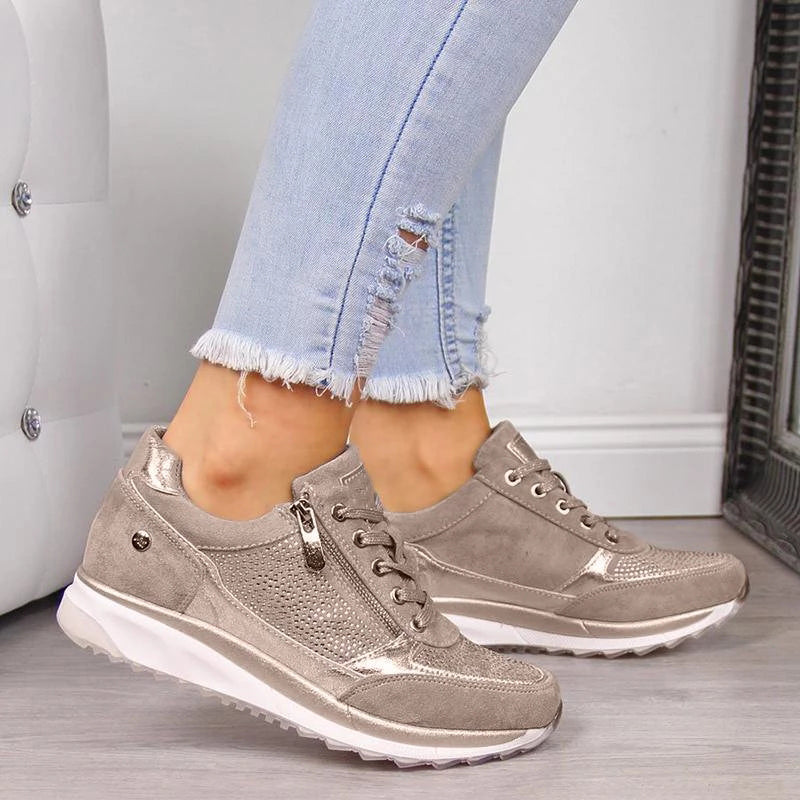 Damen Wanderschuhe Modernes Design mit Rutschfester Sohle 2