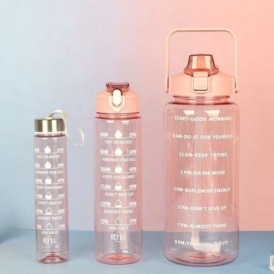 Damen Wasserflasche mit Motivationsmarkierungen 0