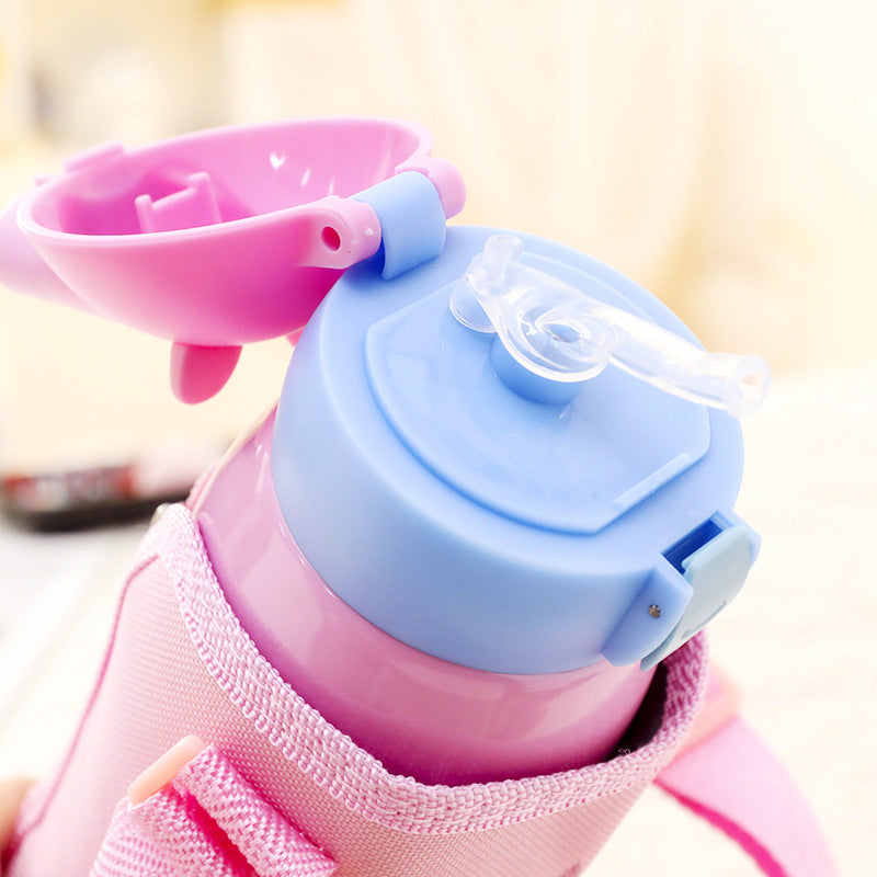 Damen Wasserflasche mit verspieltem Hasen-Design 1