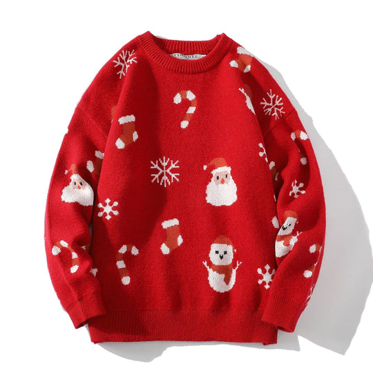 Damen Weihnachtspullover mit fröhlichen Motiven 1