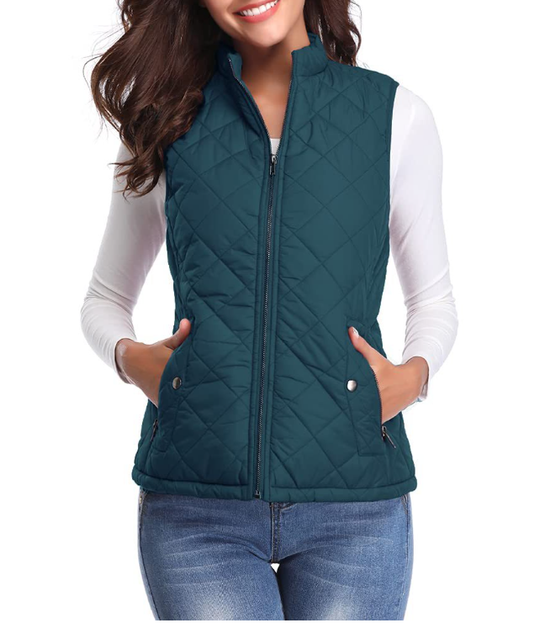 Damen Weste Gefüttert für den Herbst 11