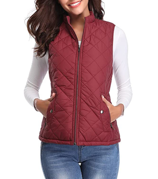Damen Weste Gefüttert für den Herbst 4