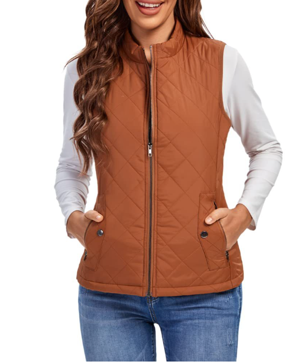 Damen Weste Gefüttert für den Herbst 6