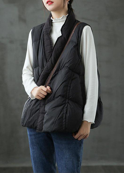 Damen Winter-Pufferweste Schwarz 2
