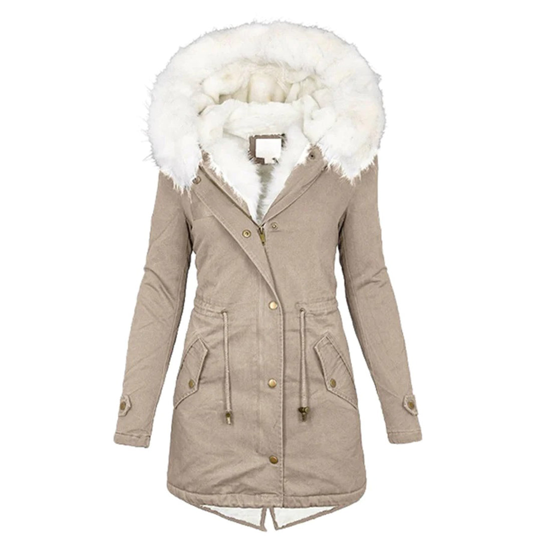 Damen Winterjacke Gefüttert Stilvoll 0