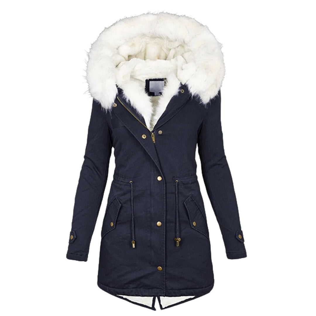 Damen Winterjacke Gefüttert Stilvoll 3