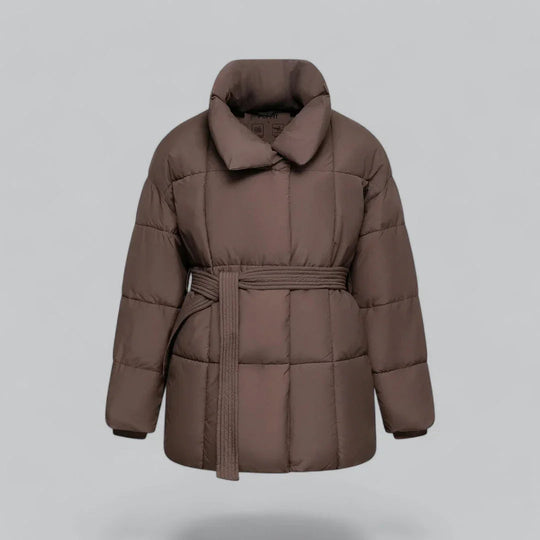 Damen Winterjacke Gürtelstil 5
