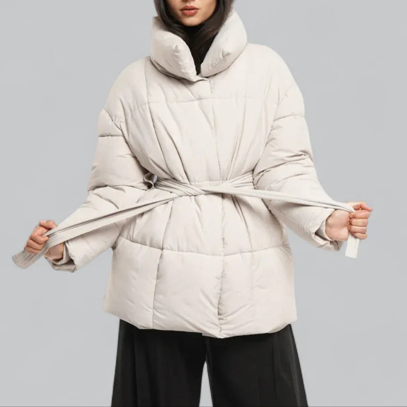 Damen Winterjacke Gürtelstil 6
