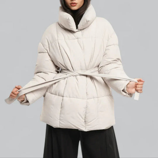 Damen Winterjacke Gürtelstil 6