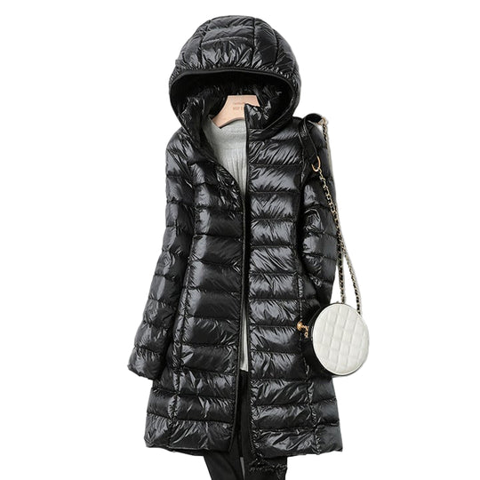 Damen Winterjacke Ultraleicht für Freizeitaktivitäten 0