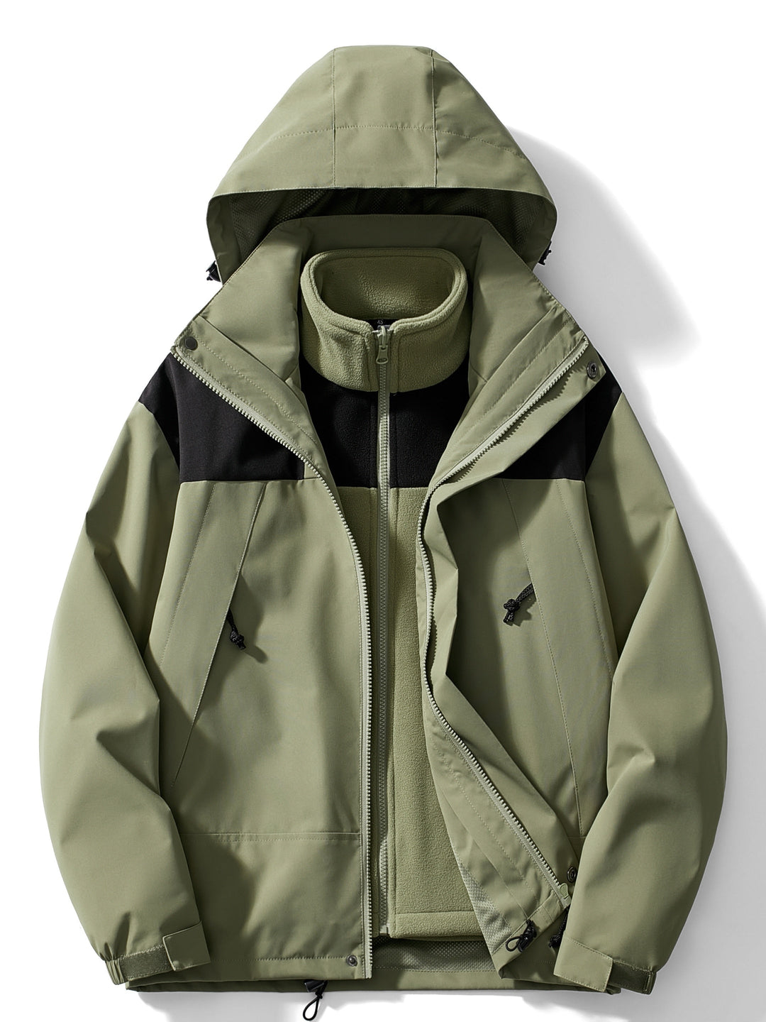 Damen Wintermantel 3-in-1 mit Kapuze 0